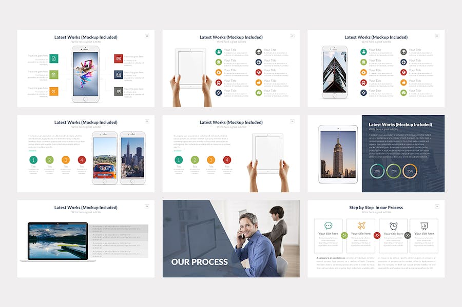多色彩商业计划企业合作营销策划多用途keynote模板 - 顶尖PPT