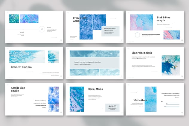 简约风格标题图片展示keynote模板 - 顶尖PPT