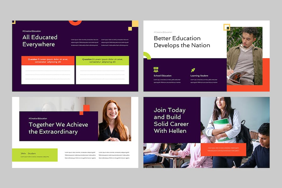 国外教育主题演讲Keynote模板 - 顶尖PPT