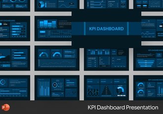 数据仪表板统计分析展示PPT模板 - 顶尖PPT