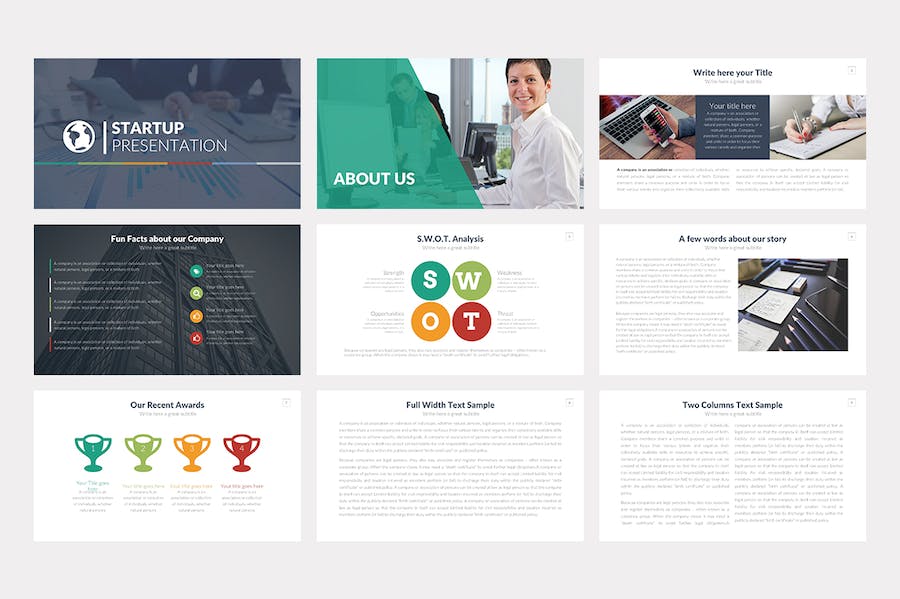 多色彩商业计划企业合作营销策划多用途keynote模板 - 顶尖PPT