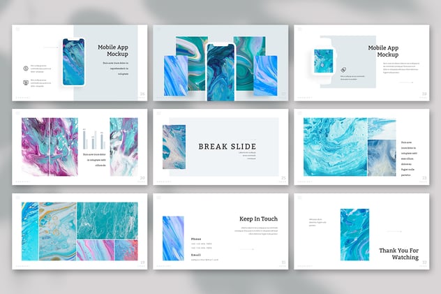 简约风格标题图片展示keynote模板 - 顶尖PPT