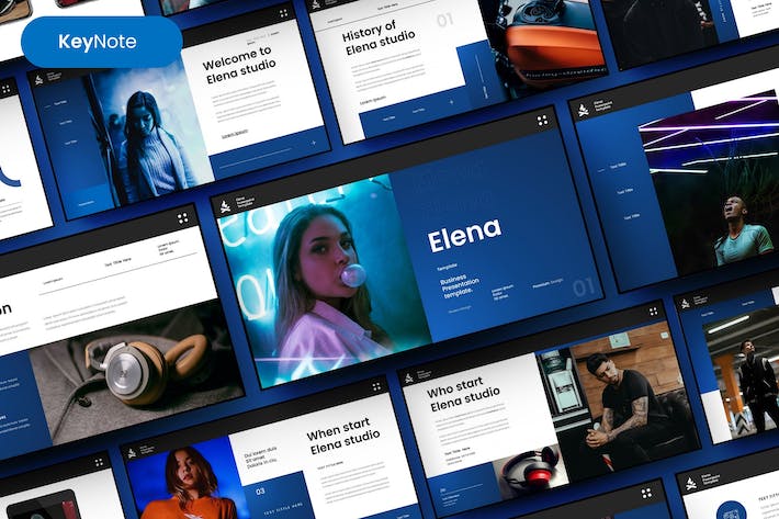 国外高级感keynote模板 - 顶尖PPT