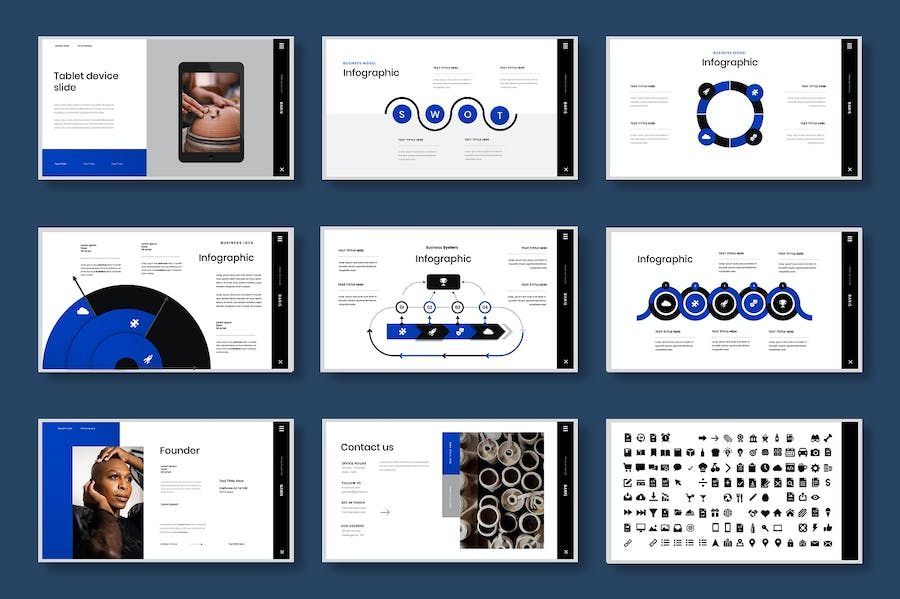 商务项目展示工作方案汇报Keynote模板 - 顶尖PPT