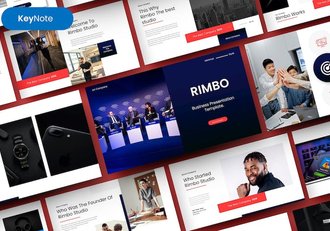 国外商业商务风格团队企业介绍工作计划总结通用keynote模板 - 顶尖PPT