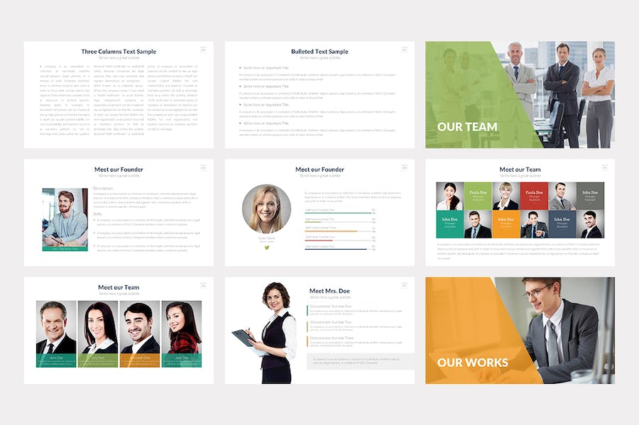 多色彩商业计划企业合作营销策划多用途keynote模板 - 顶尖PPT