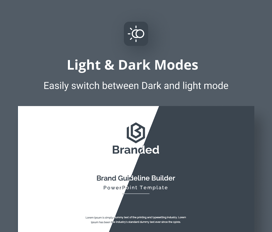 品牌LOGO指导方针项目提案PPT模板 - 顶尖PPT