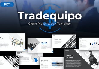 国外商业商务风格团队企业介绍工作计划总结通用keynote模板 - 顶尖PPT