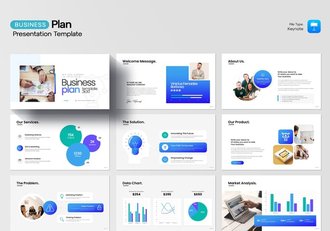 最佳商业计划专业主题讲解Keynote模板 - 顶尖PPT