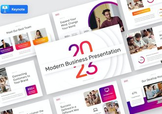 商务汇报企业介绍商业计划keynote模板 - 顶尖PPT