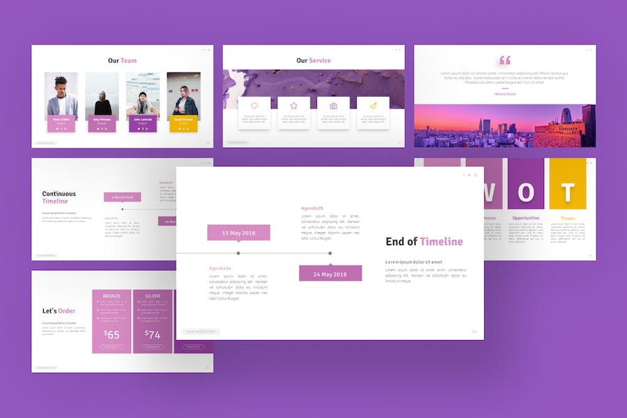 极简摄影宣传主题PPT模板 - 顶尖PPT