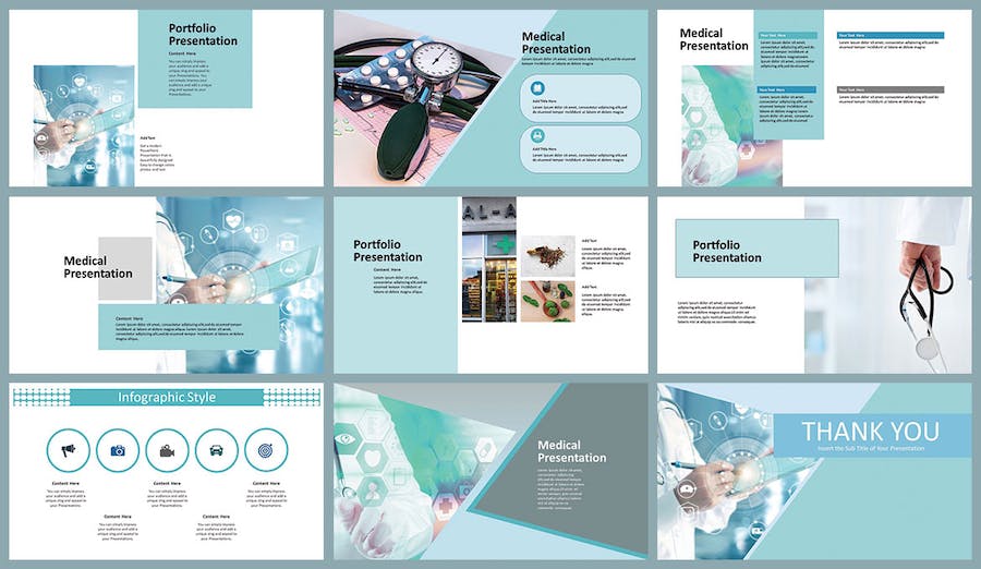 医疗保健健康管理PPT模板 - 顶尖PPT