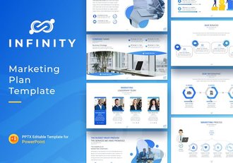 营销计划团队架构PPT模板 - 顶尖PPT