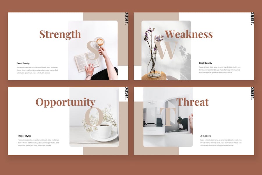 杂志风格图册展示Keynote模板 - 顶尖PPT