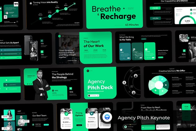 代理融资路演商业计划Keynote模板 - 顶尖PPT