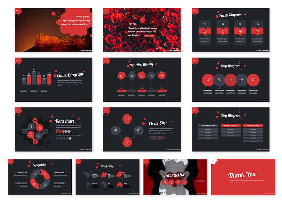 创意艺术风格文化创意项目融资计划书PPT模板 - 顶尖PPT