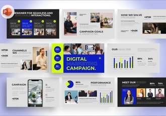 数字营销活动策划PPT模板 - 顶尖PPT