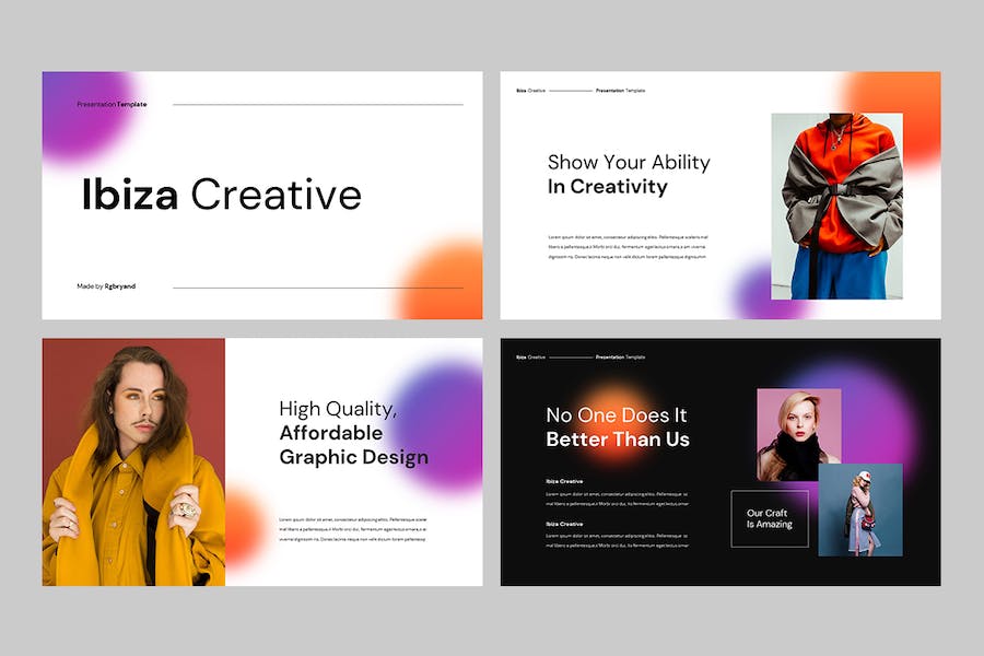 创意机构品牌形象PPT模板 - 顶尖PPT