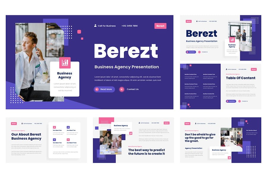 商业机构企业推介方案展示PPT模板 - 顶尖PPT