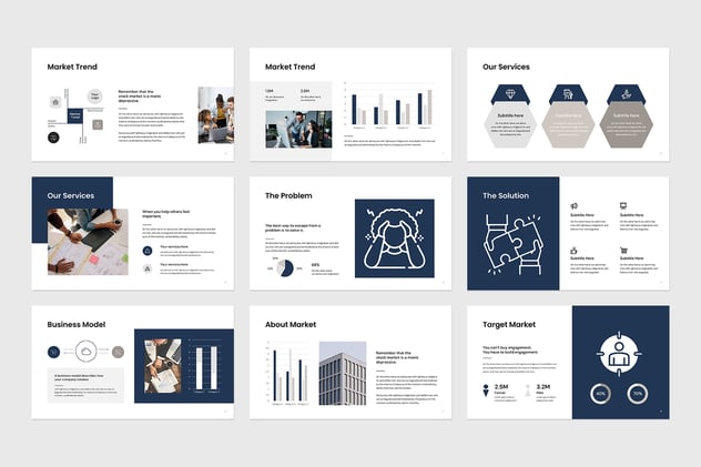 商业提案PowerPoint模板 - 顶尖PPT