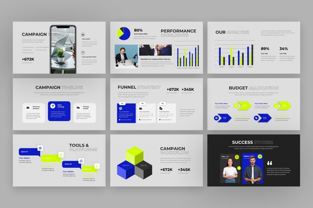 数字营销活动策划PPT模板 - 顶尖PPT