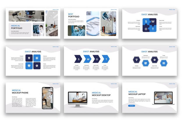医学学术报告医疗机构展示介绍keynote模板 - 顶尖PPT