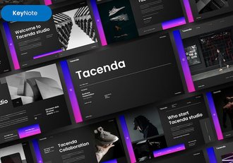 企业会议汇报项目提案市场分析商业计划keynote模板 - 顶尖PPT