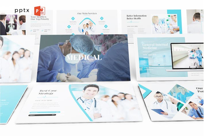 医疗行业产品推介会PPT模板 - 顶尖PPT