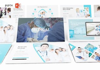 医疗行业产品推介会PPT模板 - 顶尖PPT