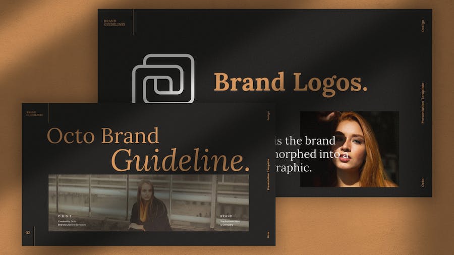 高级品牌指南主题Keynote演讲 - 顶尖PPT