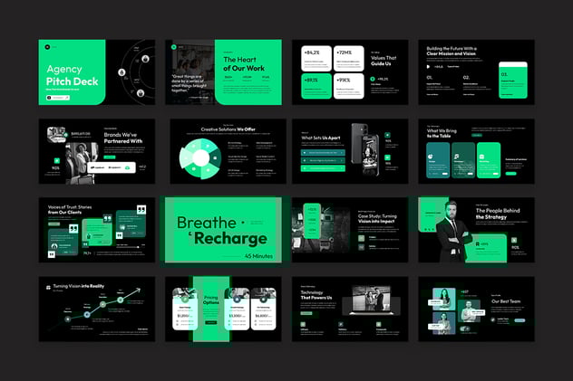 代理融资路演商业计划Keynote模板 - 顶尖PPT
