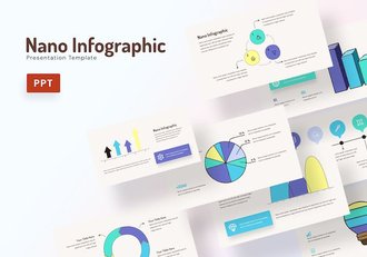 手绘纳米信息图形PPT模板 - 顶尖PPT