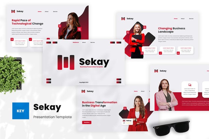 商务服务展示方案Keynote模板 - 顶尖PPT