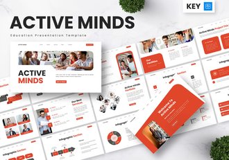 教师备课学术讲座教育机构展示keynote模板 - 顶尖PPT