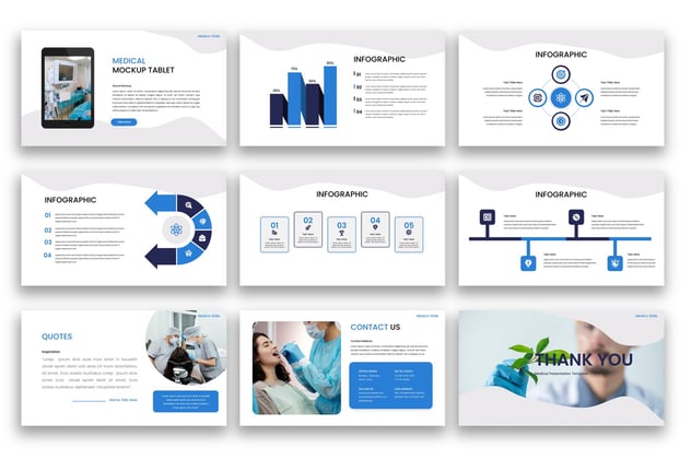 医学学术报告医疗机构展示介绍keynote模板 - 顶尖PPT