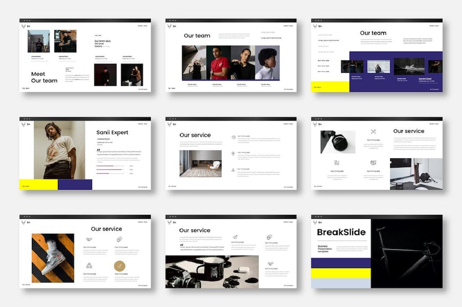 商务项目展示工作汇报Keynote模板 - 顶尖PPT