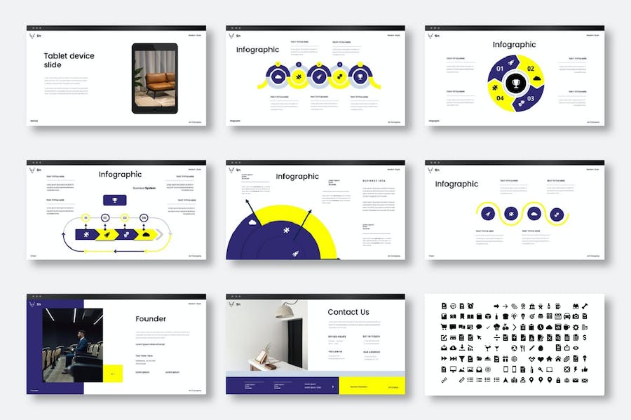 商务项目展示工作汇报Keynote模板 - 顶尖PPT