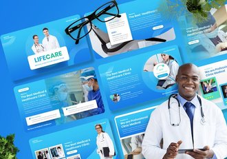 生活护理医疗保健健康宣传Keynote模板 - 顶尖PPT