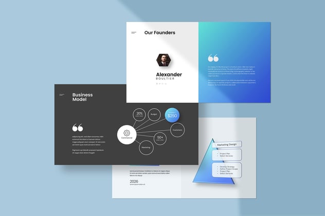 新拟态设计风格幻灯片展示PPT模板 - 顶尖PPT