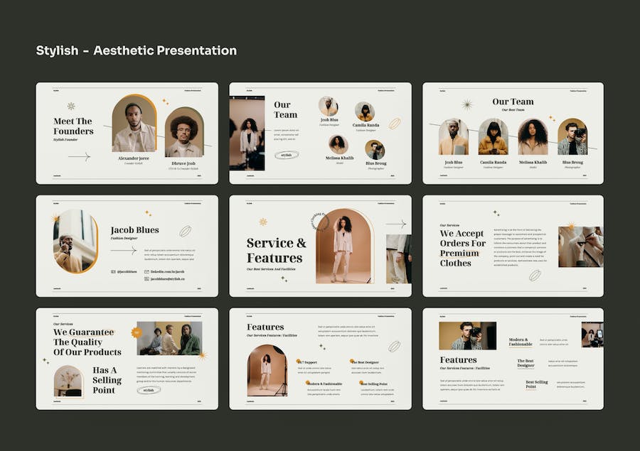 时尚服装品牌展示推介方案PPT模板 - 顶尖PPT