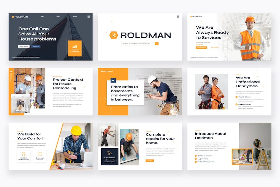 家政杂工服务公司keynote模板 - 顶尖PPT