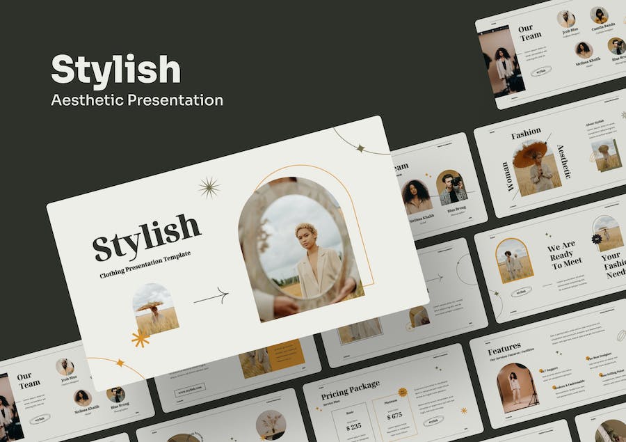 时尚服装品牌展示推介方案PPT模板 - 顶尖PPT