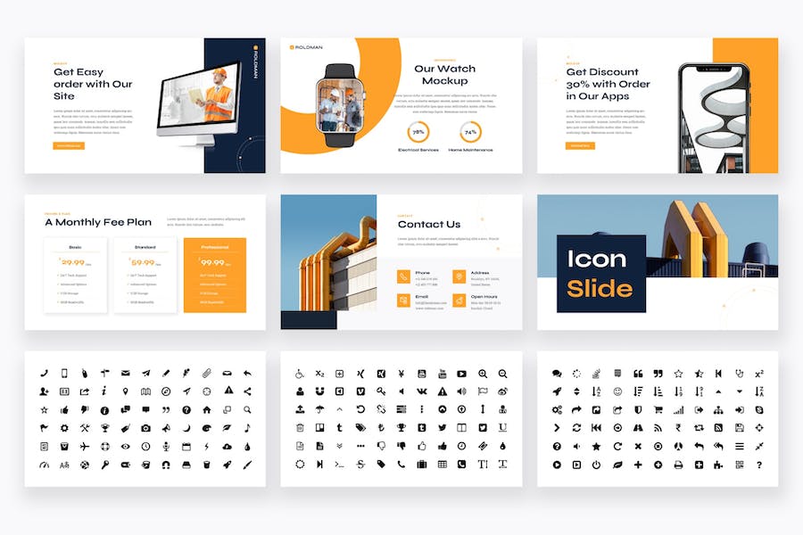 家政杂工服务公司keynote模板 - 顶尖PPT