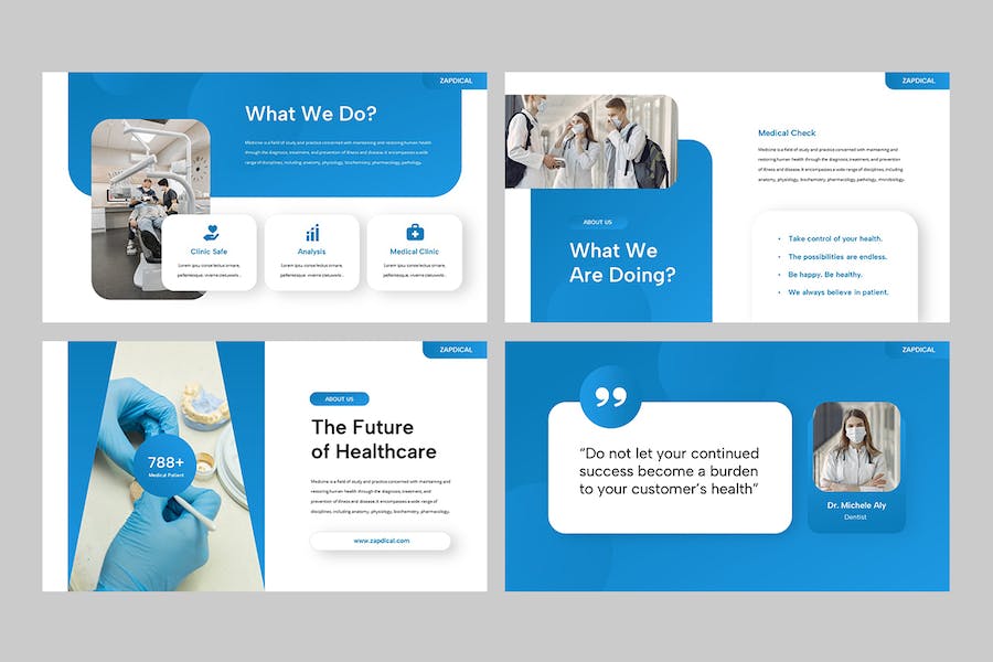 医疗健康医学学术报告PPT模板 - 顶尖PPT