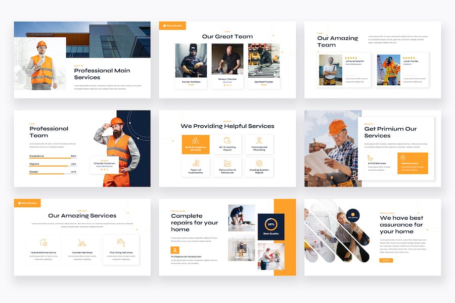 家政杂工服务公司keynote模板 - 顶尖PPT