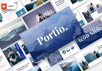 摄影行业作品展示PPT模板 - 顶尖PPT