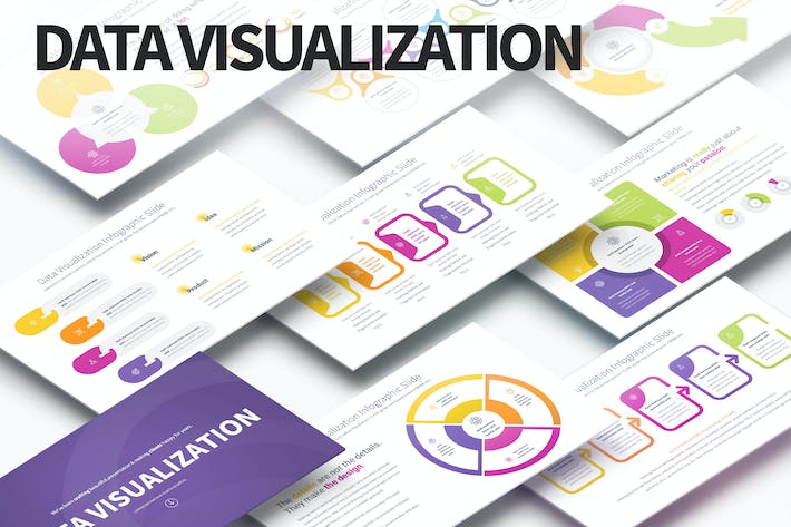 可视化数据图形PPT模板 - 顶尖PPT