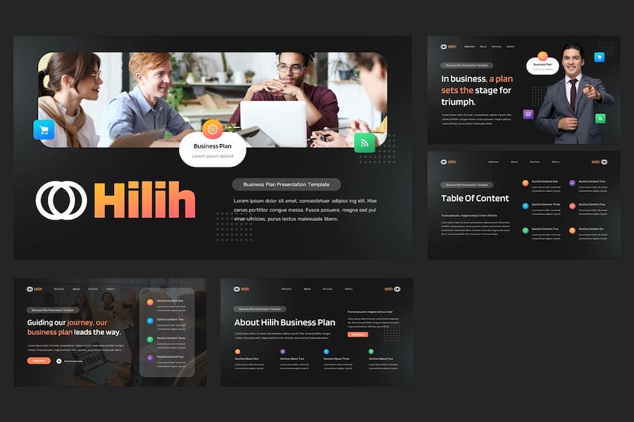 商务计划规划执行讲述Keynote模板 - 顶尖PPT