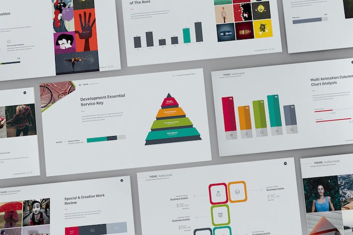国外商务多用途数据图形PPT模板 - 顶尖PPT
