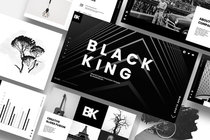黑色极简风格keynote模板 - 顶尖PPT